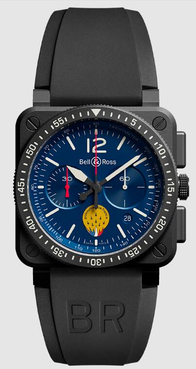 Bell & Ross BR 03-94 PATROUILLE DE FRANCE BR0394-PAF1-CE/SRB Replica Watch